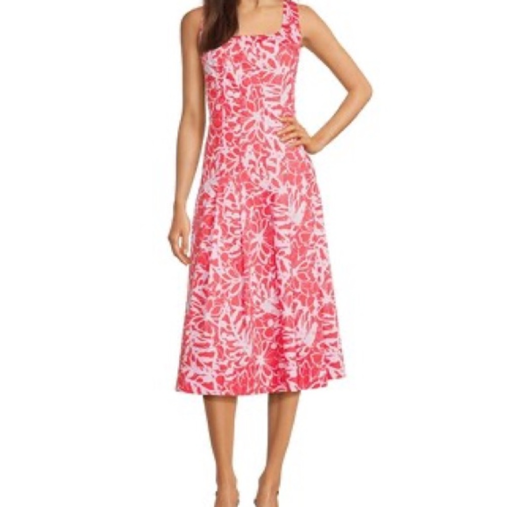 Tyler Boe Ginny Cotton Dress in the Etched Primrose print